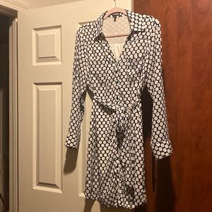 Express Button Down Dress